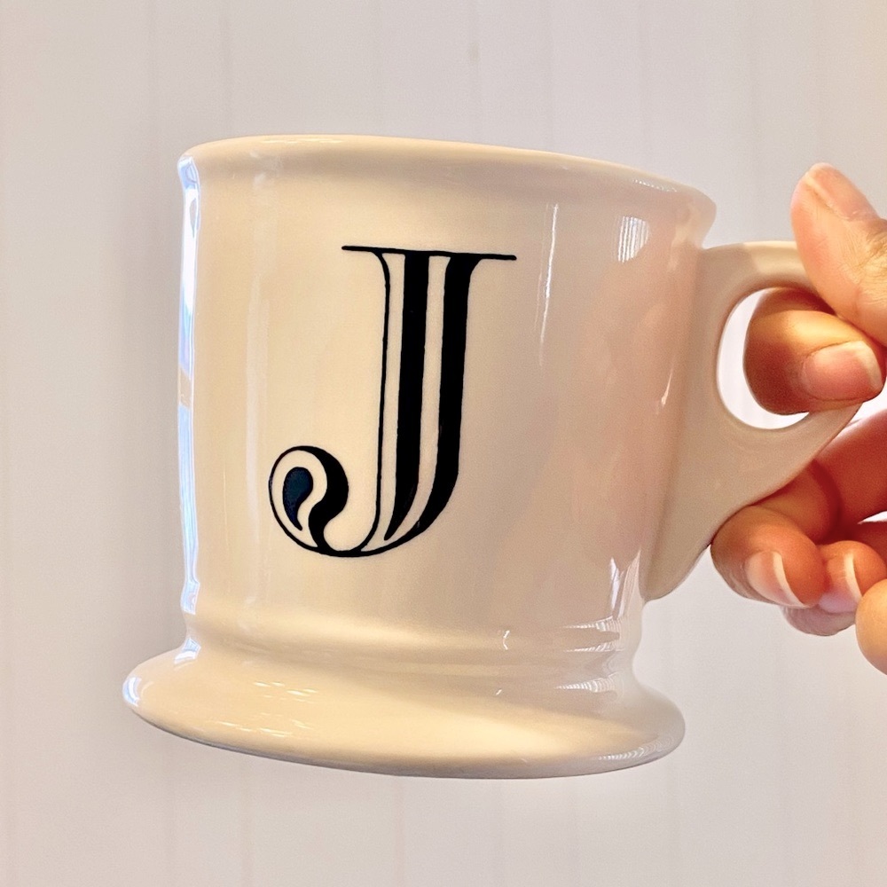 Anthropologie Monogram J Mug
